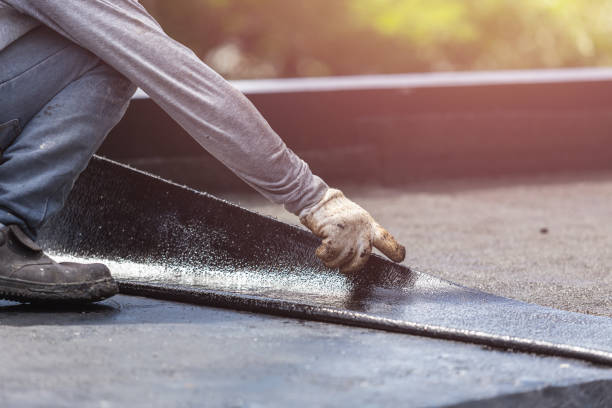 Professional Basement Waterproofing technician working in Brunswick, OH